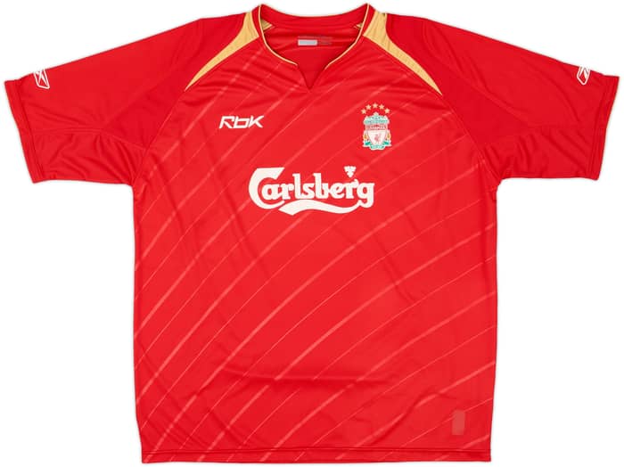 2005-06 Liverpool CL Home Shirt - 6/10 - (XL)