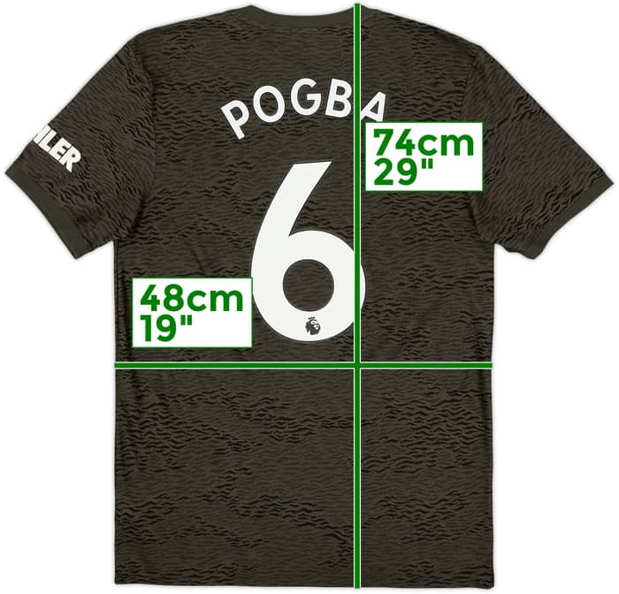 2020-21 Manchester United Away Shirt Pogba #6 - 10/10 - (M)