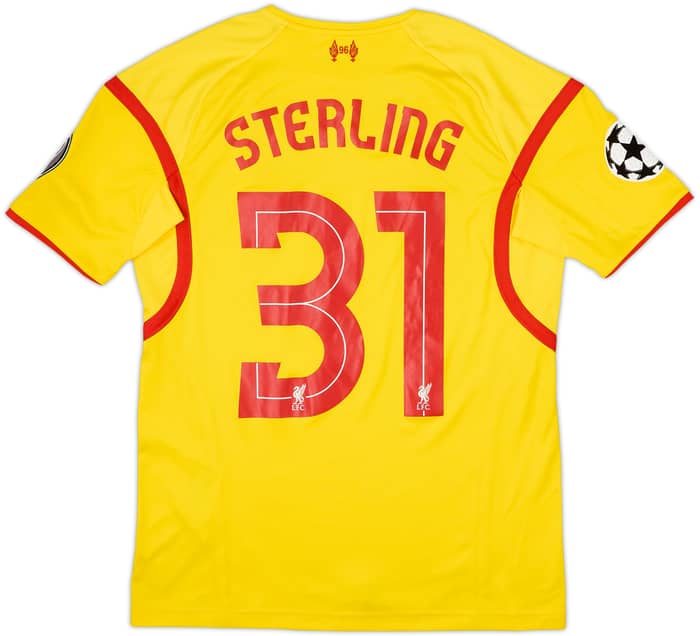 2014-15 Liverpool Away Shirt Sterling #31 - 7/10 - (S)