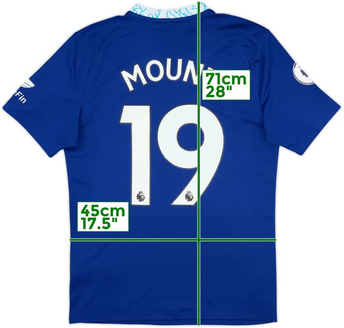 2022-23 Chelsea Home Shirt Mount #19 - 7/10 - (S)
