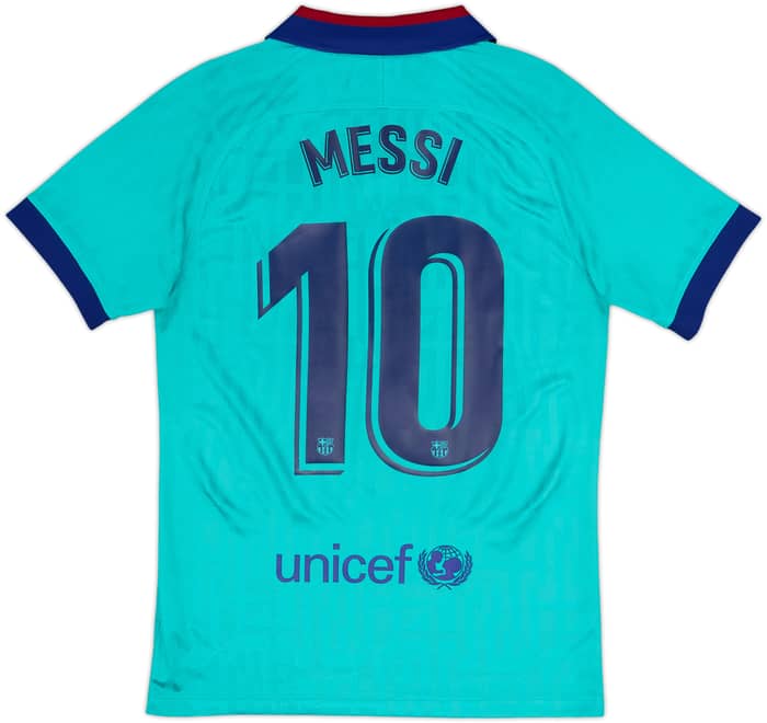2019-20 Barcelona Tercera Camiseta CL Messi #10 - 9/10 - (S)