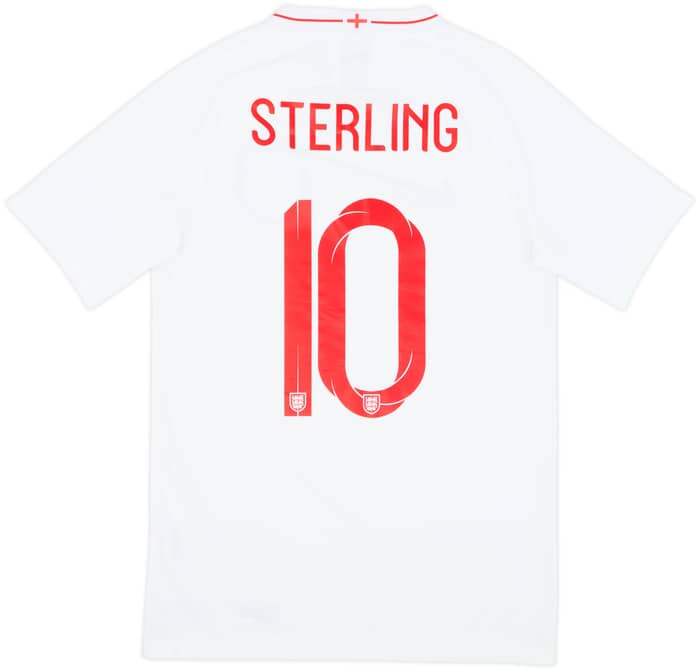 2018-19 England Home Shirt Sterling #10 - 9/10 - (S)