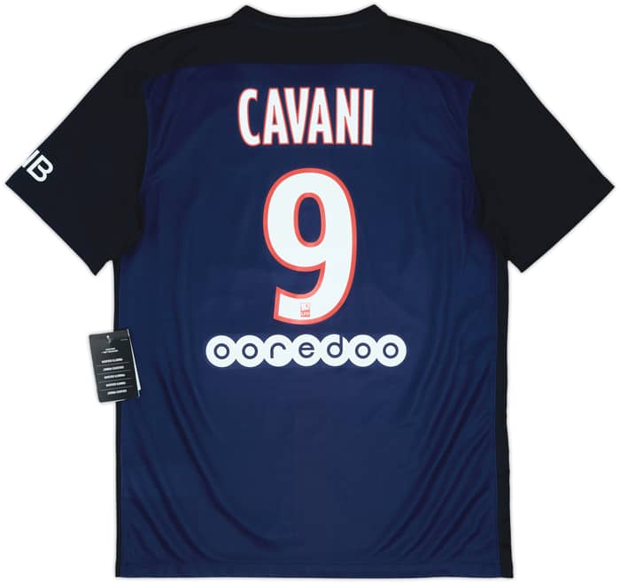 2015-16 Paris Saint-Germain Home Shirt Cavani #9 (M)