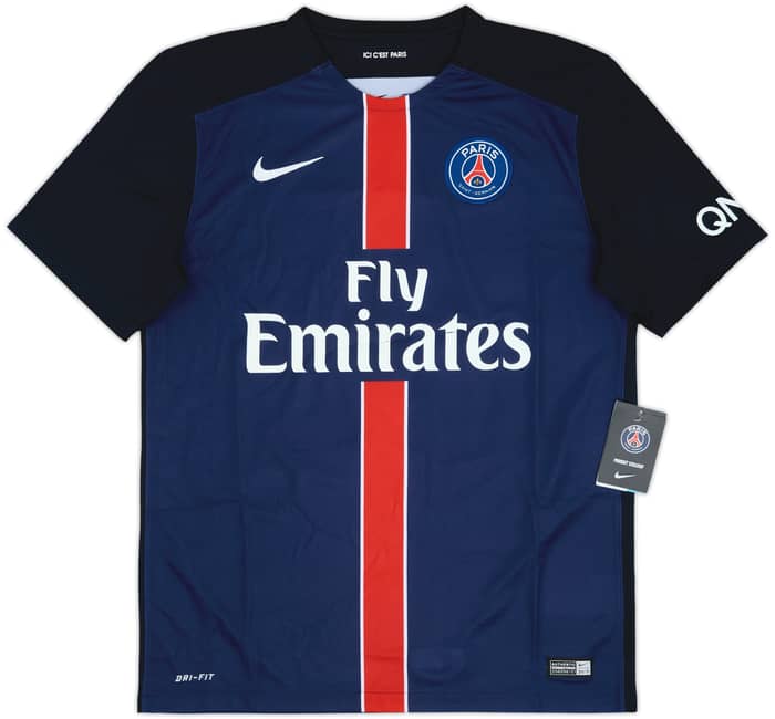 2015-16 Paris Saint-Germain Home Shirt Cavani #9 (M)