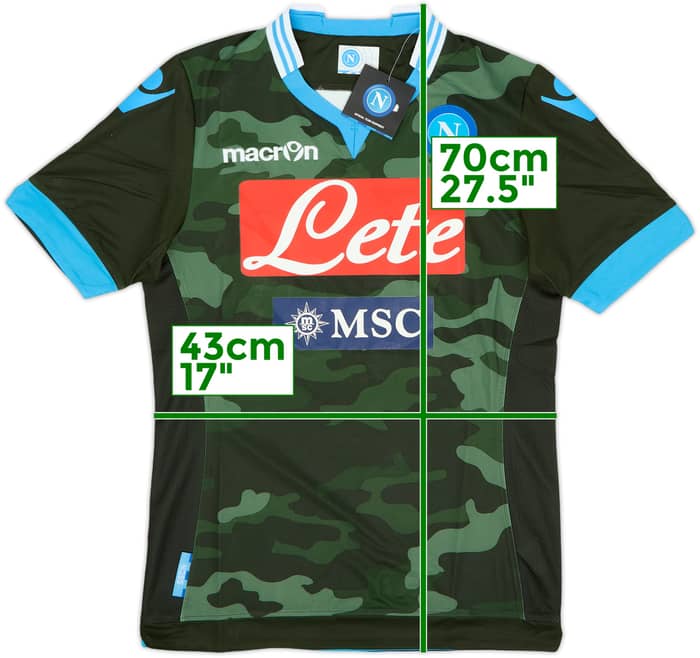 2013-14 Napoli Camiseta Visitante (M)