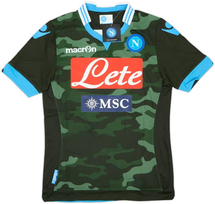 2013-14 Napoli Camiseta de visitante (S)