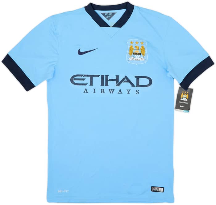 Camiseta de local del Manchester City 2014-15 Silva #21 (S)