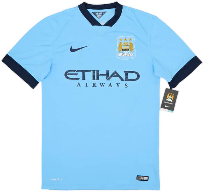 Camiseta de local del Manchester City 2014-15 Silva #21 (S)