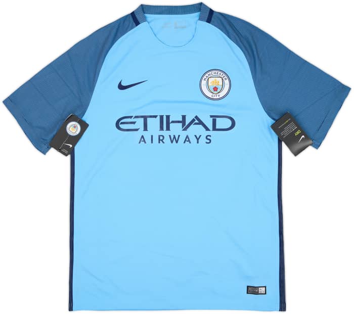 2016-17 Manchester City Home Shirt Kun Aguero #10 (M)