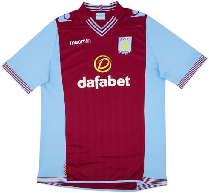2013-14 Aston Villa Home Shirt Grealish #40 - 8/10 - (XXL)