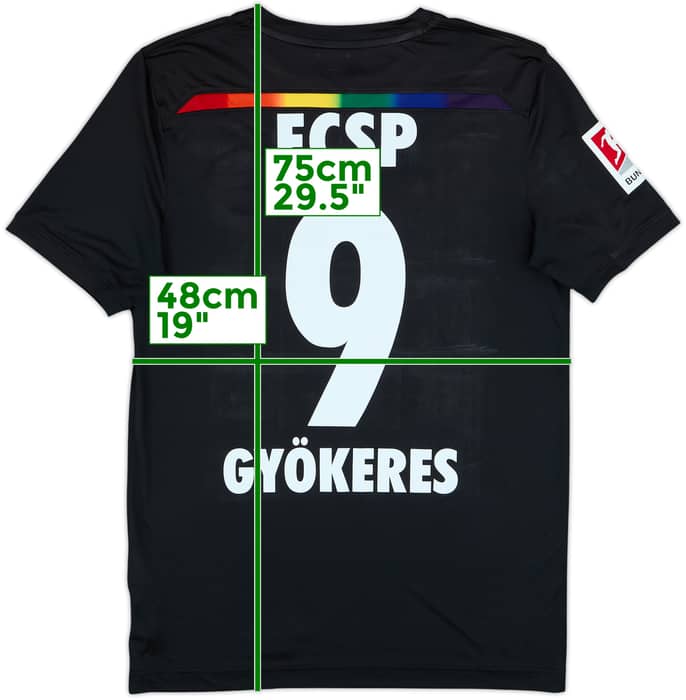 Camiseta de la tercera equipación del St Pauli 2019-20 Gyokeres #9 - 8/10 - (M)