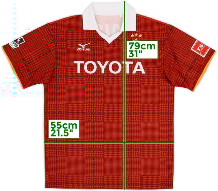 2017 Nagoya Grampus Eight Home Shirt - 10/10 - (M)