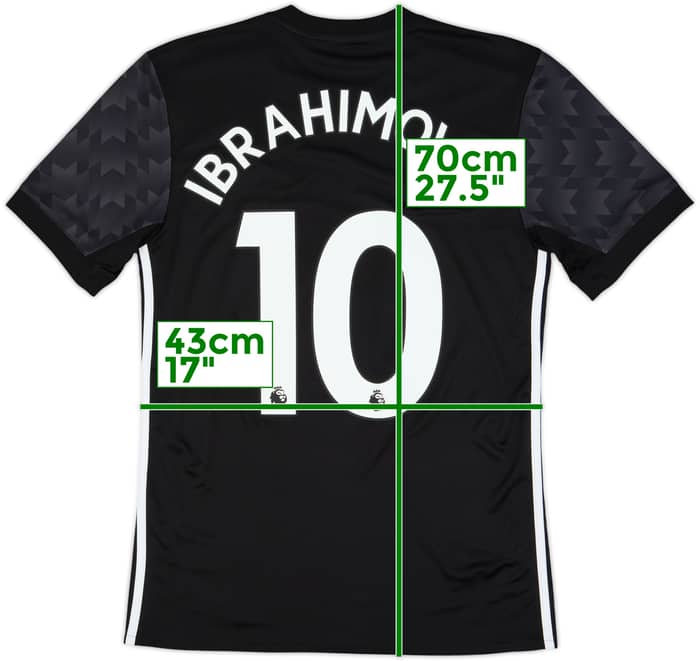 2017-18 Manchester United Away Shirt Ibrahimovic #10 - 7/10 - (S)