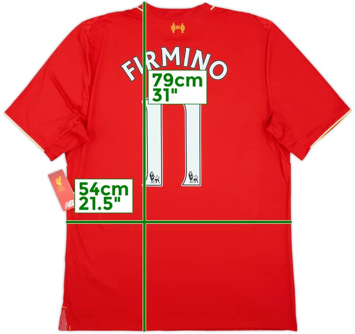 2015-16 Liverpool Home Shirt Firmino #11 (L)