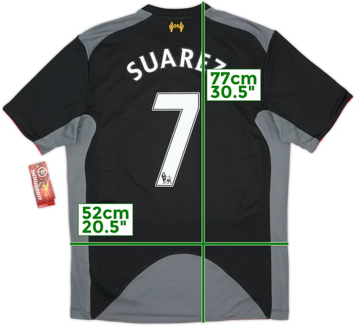 2012-13 Liverpool Away Shirt Suarez #7 (L)