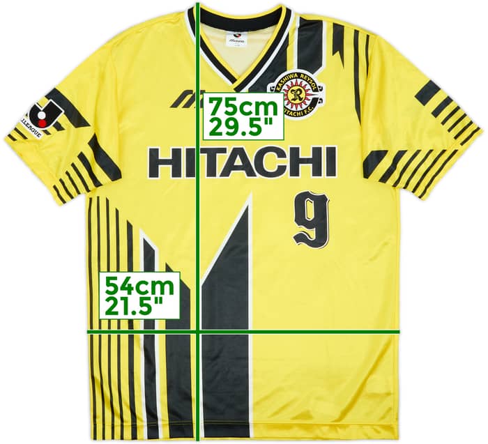Camiseta de local de Kashiwa Reysol 1995-96 #9 - 8/10 - (L)