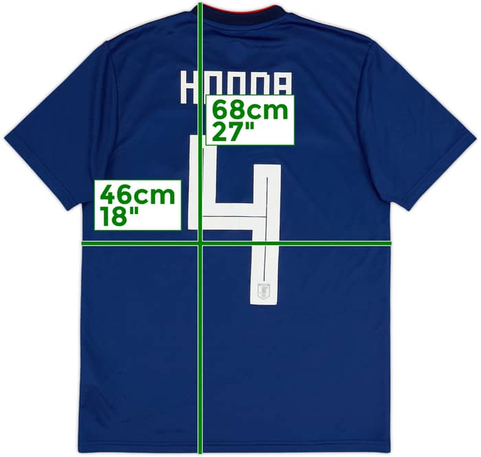2018-19 Japan Home Shirt Honda #4 - 5/10 - (S)