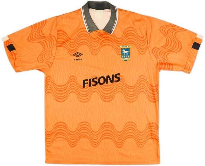 1989-92 Ipswich Away Shirt - 6/10 - (L)