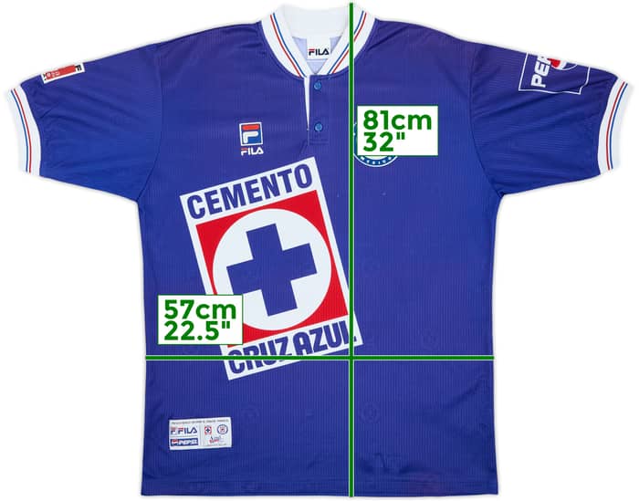 1998-99 Cruz Azul Home Shirt - 9/10 - (XL)