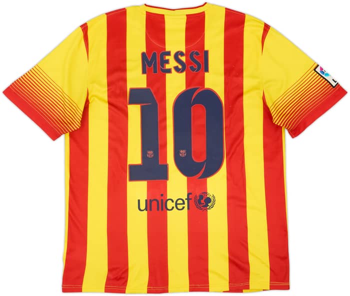 2013-15 Barcelona Away Shirt Messi #10 - 6/10 - (L)