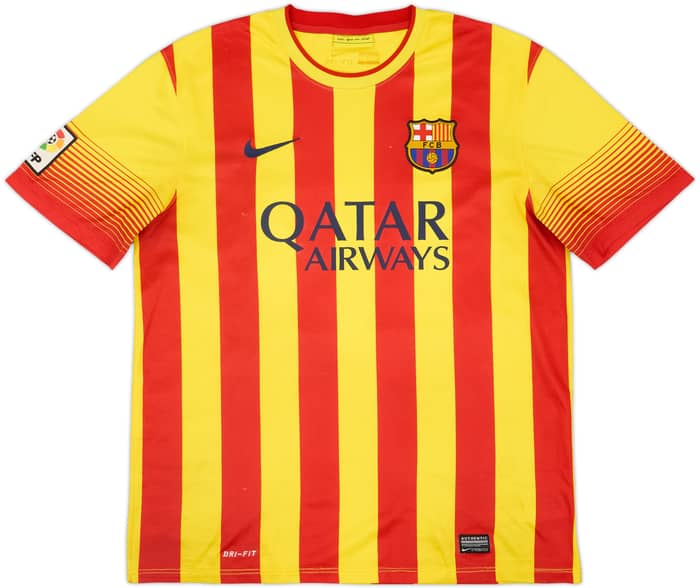 2013-15 Barcelona Away Shirt Messi #10 - 6/10 - (L)