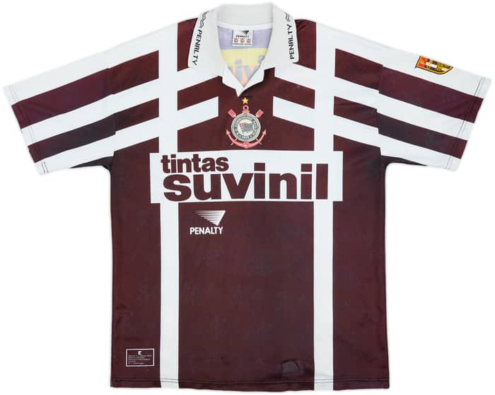 1995-96 Corinthians Third Shirt #7 - 6/10 - (XL)