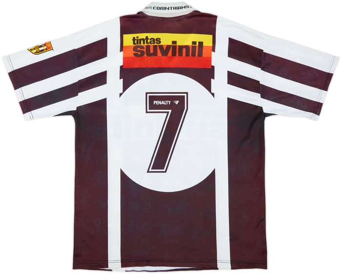 1995-96 Corinthians Third Shirt #7 - 6/10 - (XL)