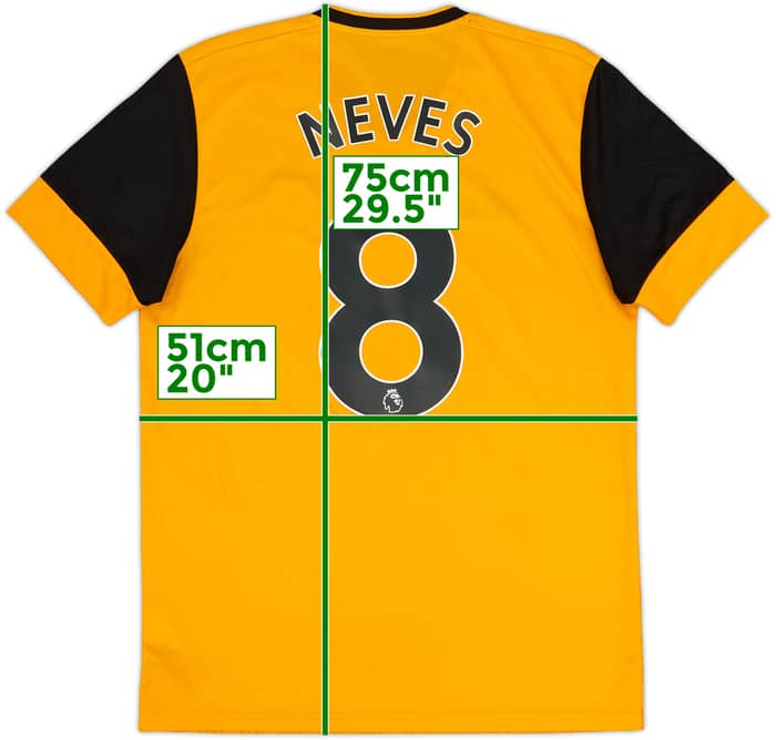 2020-21 Lobos Camiseta Local Neves #8 - 9/10 - (M)