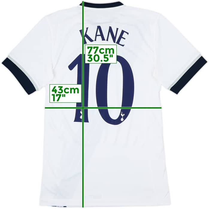 2015-16 Tottenham Home Shirt Kane #10 - 9/10 - (S)