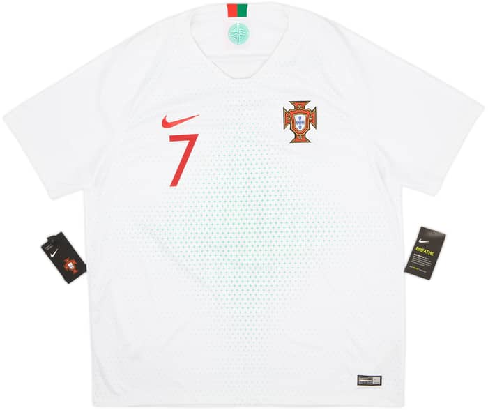 2018-19 Portugal Away Shirt Ronaldo #7 (XL)