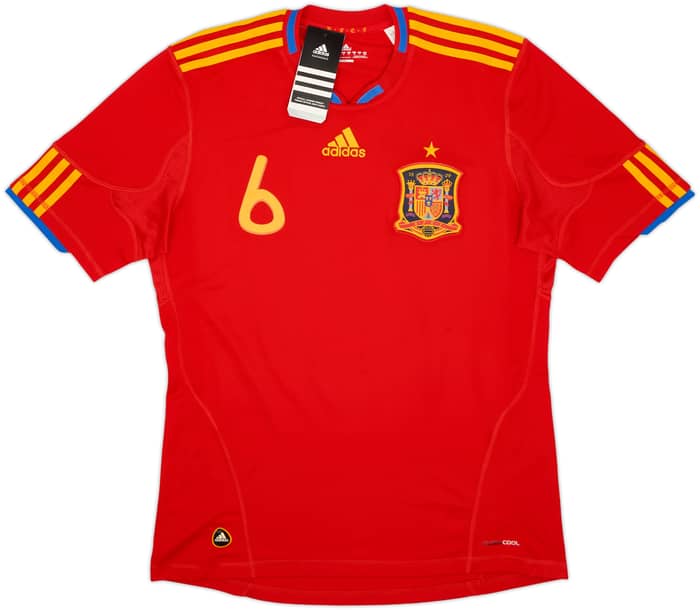 2009-10 Spain Home Shirt A.Iniesta #6 (M)