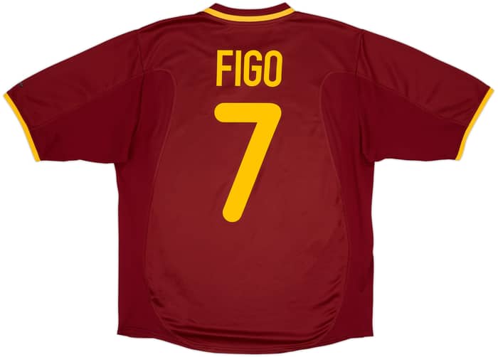 2000-02 Portugal Home Shirt Figo #7 - 8/10 - (L)