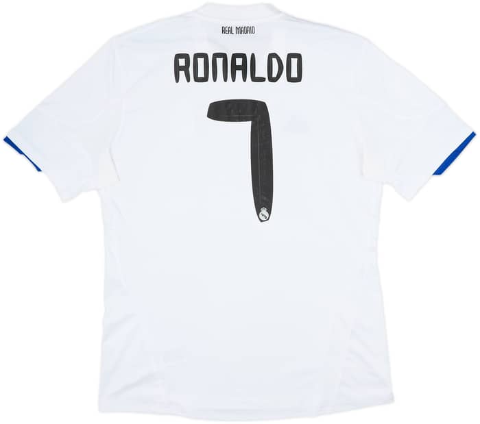 2010-11 Real Madrid Home Shirt Ronaldo #7 - 6/10 - (XL)