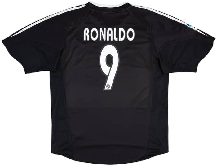 2004-05 Real Madrid Away Shirt Ronaldo #9 - 6/10 - (L)