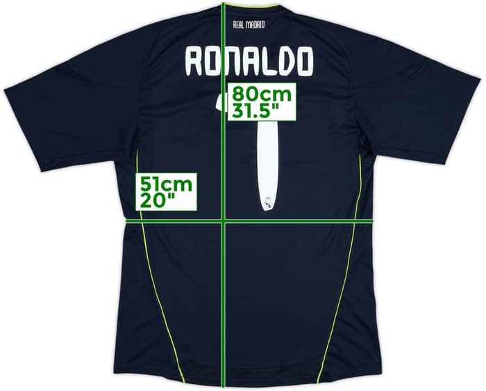 2010-11 Real Madrid Away Shirt Ronaldo #7 - 6/10 - (L)