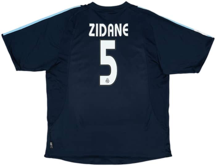 2003-04 Real Madrid Away Shirt Zidane #5 (XL)