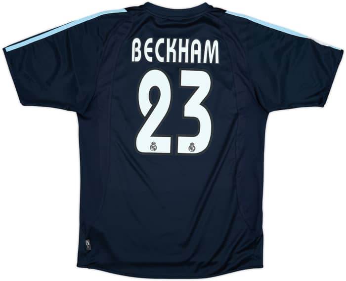 2003-04 Real Madrid Away Shirt Beckham #23 - 8/10 - (S)