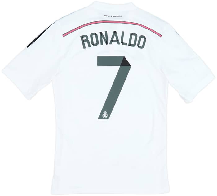 2014-15 Real Madrid Home Shirt Ronaldo #7 - 8/10 - (M)