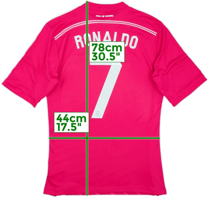 2014-15 Real Madrid Away Shirt Ronaldo #7 - 8/10 - (M)