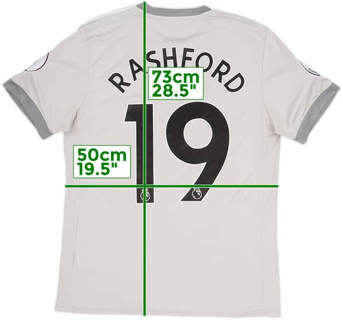 2017-18 Manchester United Tercera Camiseta Rashford #19 - 8/10 - (M)