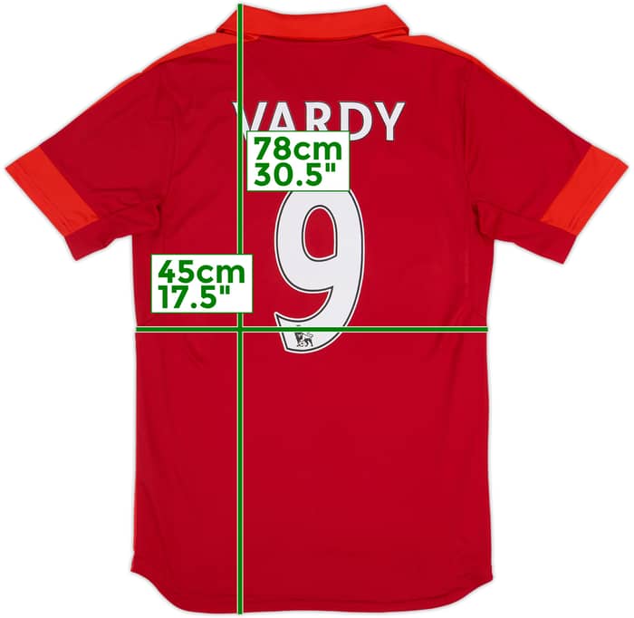 2016-17 Leicester Camiseta Visitante Vardy #9 - 7/10 - (S)