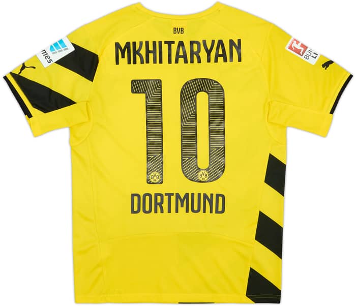2014-15 Borussia Dortmund Home Shirt Mkhitaryan #10 - 6/10 - (M)
