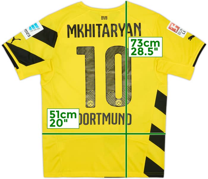 2014-15 Borussia Dortmund Home Shirt Mkhitaryan #10 - 6/10 - (M)
