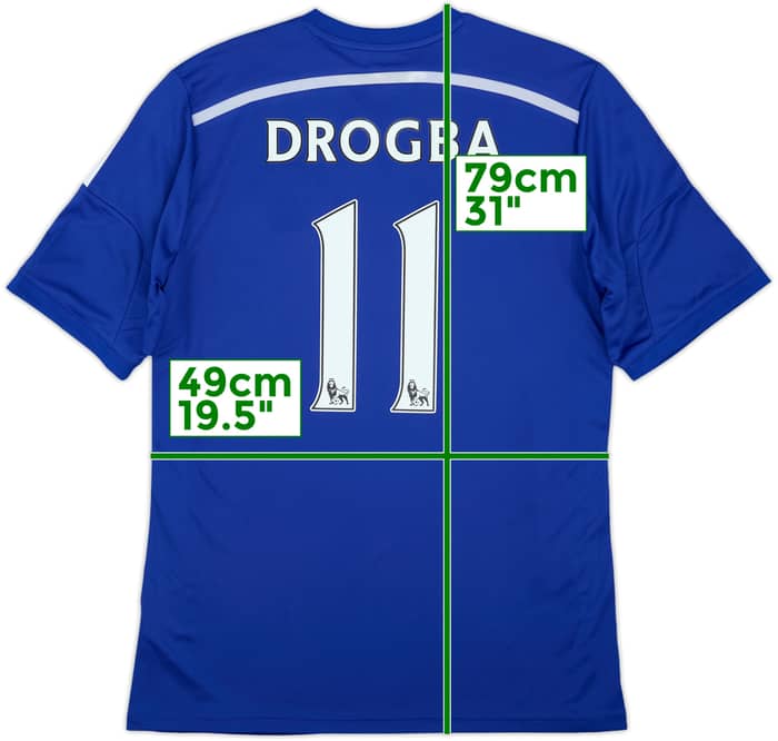 2014-15 Chelsea Home Shirt Drogba #11 (L)