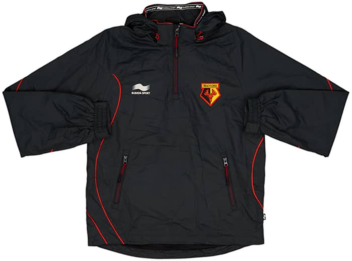2010-12 Watford Burrda 1/4 Zip Hooded Rain Jacket - 8/10 - (S)