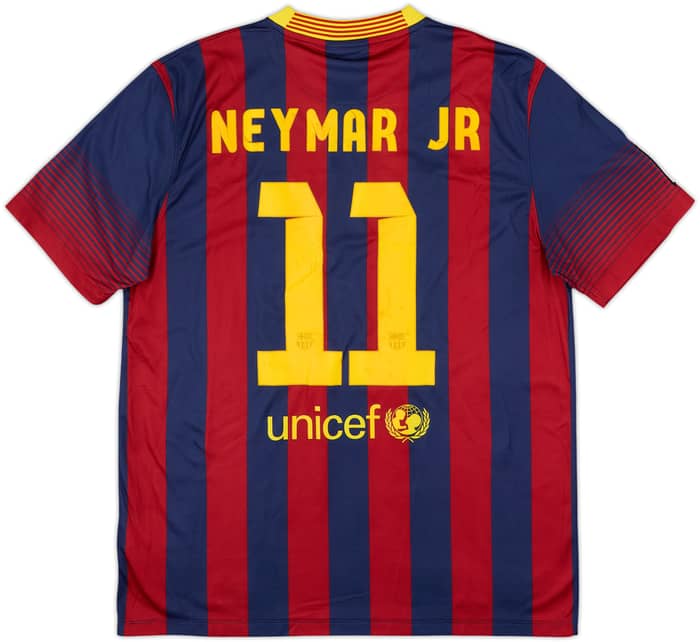 2013-14 Barcelona Home Shirt Neymar #11 - 5/10 - (L)