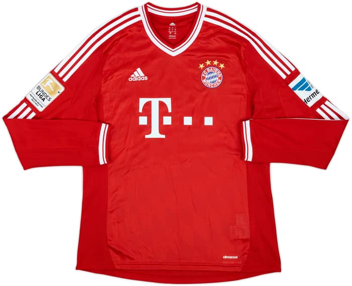 2013-14 Bayern Munich Home L/S Shirt Schweinsteiger #31 - 7/10 - (L)