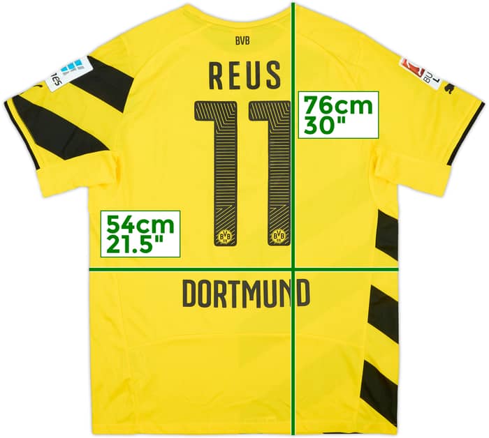 2014-15 Borussia Dortmund Home Shirt Reus #11 - 6/10 - (L)