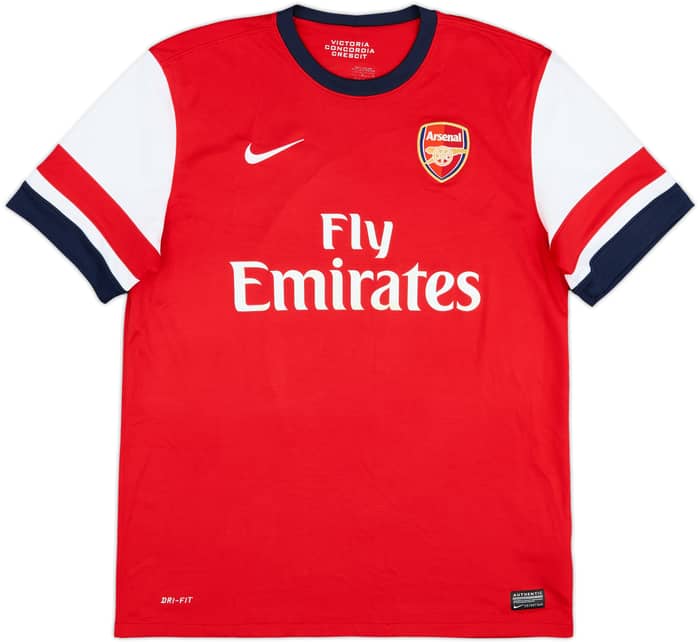 2012-14 Arsenal Home Shirt Arteta #8 - 6/10 - (L)