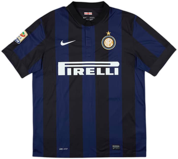 2013-14 Inter Milan Home Shirt Milito #22 - 7/10 - (L)